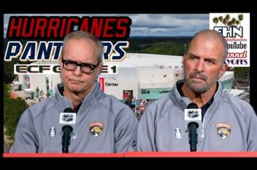 Paul Maurice, Bill Zito: Florida Panthers Before ECF Game 1 @ Carolina Hurricanes