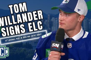 VANCOUVER CANUCKS SIGN TOM WILLANDER TO ENTRY-LEVEL CONTRACT