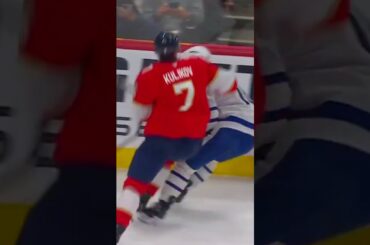 Mitch Marner Takes Elbow From Dmitry Kulikov, No Call😡 (Round 2, Game 4, 2025) #leafs #hockey