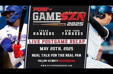 Post GameSZN: WARREN DOMINATES THE RANGERS - Recap and Highlights 5/20/25
