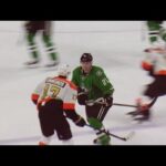 Wayne Simmonds vs Antoine Roussel. The end the third period (Flyers vs Stars - 10 december 2016)