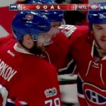 Artturi Lehkonen buries Andrei Markov's milestone dish