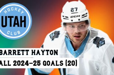 Barrett Hayton (#27) All 20 Goals of the 2024-25 NHL Season