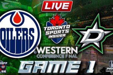Edmonton Oilers vs Dallas Stars Game 1 LIVE Stream Game Audio | NHL Playoffs Gamecast & Chat