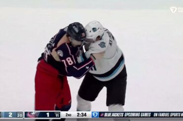 Damon Severson Drops The Gloves With Michael Kesselring After Big Hit On Mikael Pyyhtia