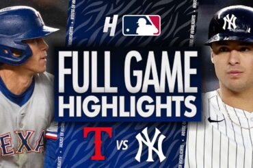 Texas Rangers vs New York Yankees - FULL GAME HIGHLIGHTS | May 21, 2025 MLB Season