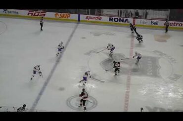 Rafaël Harvey-Pinard of the Laval Rocket scores vs. the Belleville Senators 12/10/22