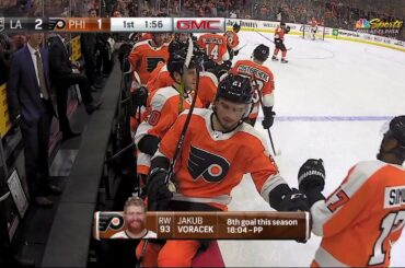 Jakub Voracek Goal - Philadelphia Flyers vs Los Angeles Kings 12/18/17