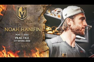 Noah Hanifin 5/7: It Is A Long Series & Can't Get Too Emotional After The First Game