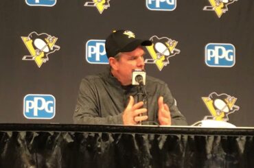 The Penguins' Mike Sullivan on John Marino's elevated penalty-kill role and Evgeni Malkin's progress