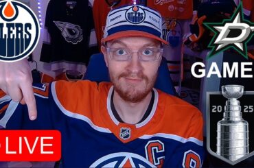 GAME 1: EDMONTON OILERS VS DALLAS STARS LIVE | FULL GAME REACTION AND COMMENTARY