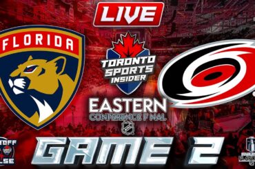 Florida Panthers vs Carolina Hurricanes Game 2 LIVE Stream Game Audio | NHL Playoffs Gamecast & Chat