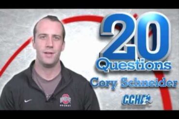 20 Questions with Cory Schneider