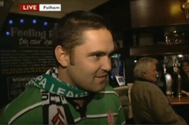Mark Bright interviews John Gillies on BBC 1, Fulham FC Golden Lion