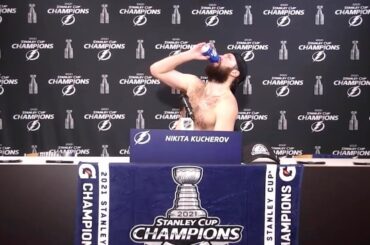 Nikita Kucherov’s Drunk Stanley Cup Post Game Interview