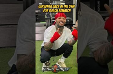 Gervonta Davis FIRST LOOK back in the gym for Lamont Roach Rematch!