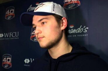 OHL - Windsor Spitfires - Logan Brown post game interview