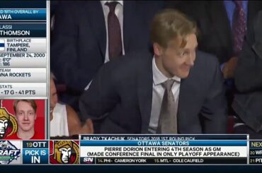 Ottawa Senators pick Lassi Thomson at 19th