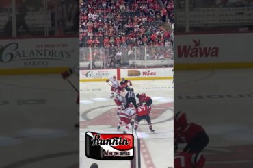 Cody Glass NJ Devils Faceoff Game 3 v. Carolina #njdevils #short #shorts #shortvideo #shortsvideo