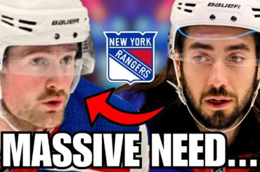 This is a HUGE NEED for the New York Rangers NEXT SEASON...