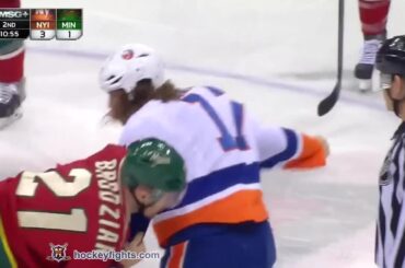 Matt Martin vs Kyle Brodziak Dec 9, 2014