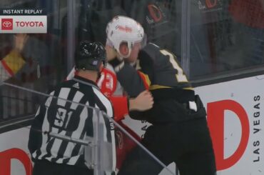 Ben Hutton And Adam Erne Drop The Gloves