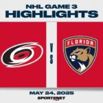 NHL Game 3 Highlights | Hurricanes vs. Panthers - May 24, 2025