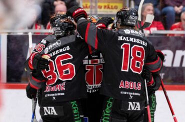 Philip Holm snärtar in 4-1-pucken i den fjärde kvartsfinalen borta mot Timrå