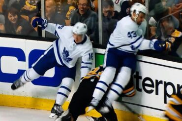 Kadri lands vicious hit on Wingels and game misconduct