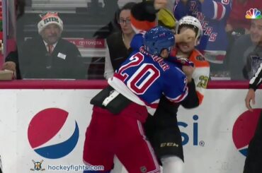 Chris Kreider vs Brandon Manning Nov 25, 2016