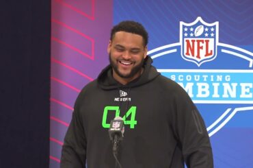 2025 NFL Scouting Combine: Kansas OT Logan Brown has the drive