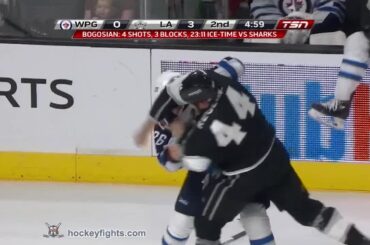 Blake Wheeler vs Robyn Regehr Oct 12, 2014