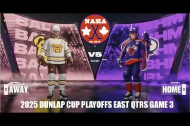 NAHA 2025 Dunlap Cup Playoffs East QF G3 - Baltimore Bulldogs @ Birmingham Bulls (Series tied 1-1)