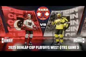 NAHA 2025 Dunlap Cup Playoffs West QF G3 - Cleveland Barons @ Cincinnati Stingers (CIN leads 2-0)
