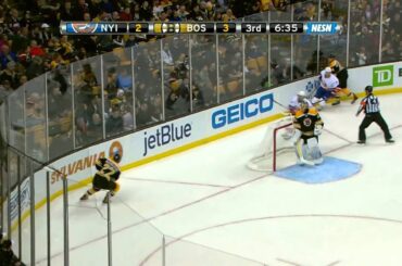 Dougie Hamilton's 2 assists vs Isles 1/25/13