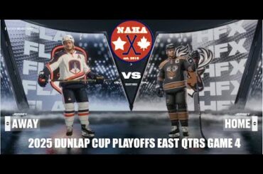 NAHA 2025 Dunlap Cup Playoffs East QF G4 - Florida Rockets @ Halifax  Stampeders (HFX leads 3-0)