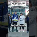 We watched a Toronto Maple Leafs game inside a stranger’s house! #leafs #nhl #hockey #challenge