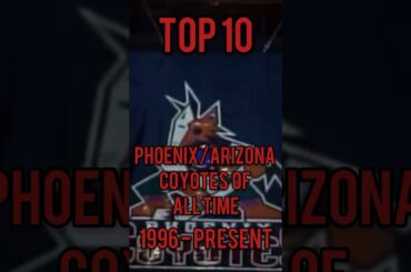 TOP 10 Phoenix/Arizona Coyotes players of all time 🏒 #hockey #nhl #shorts