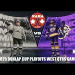 NAHA 2025 Dunlap Cup Playoffs West QF G4 - Omaha Stealth @ Indianapolis Racers (OMA leads 2-1)