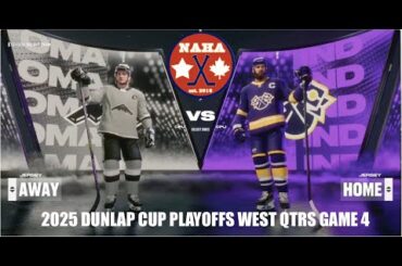 NAHA 2025 Dunlap Cup Playoffs West QF G4 - Omaha Stealth @ Indianapolis Racers (OMA leads 2-1)