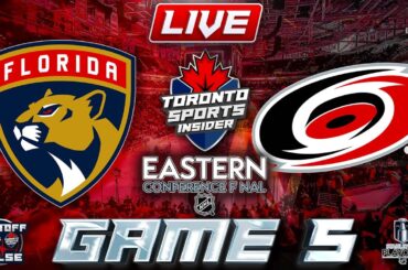 Florida Panthers vs Carolina Hurricanes Game 5 LIVE Stream Game Audio | NHL Playoffs Gamecast & Chat