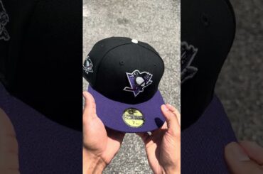 Pittsburgh Penguins Penguin Patch New Era 59Fifty Fitted Hat 🐧🦇