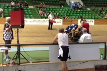 MMAS3 750m TT. Gavin White, 2013 Masters National Track Championships
