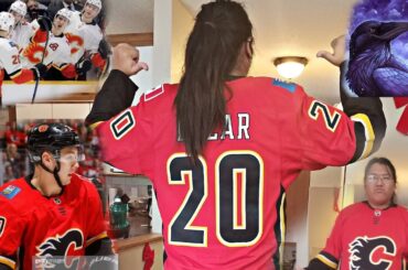 Unboxing Game Worn Curtis Lazar Calgary flames Adidas Nhl Jersey 2017/18