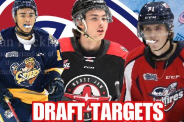 Canadiens Draft Targets 5 Players to Watch  NHL Draft 2025
