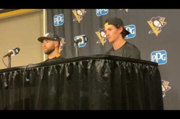 Jason Zucker, John Marino speak after Penguins' 5-2 win over Blackhawks