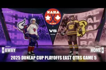 NAHA 2025 Dunlap Cup Playoffs East QF G5 - Birmingham Bulls @ Baltimore Bulldogs (BAL leads 3-1)