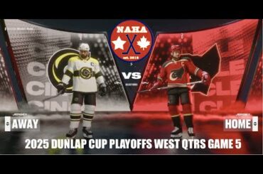 NAHA 2025 Dunlap Cup Playoffs West QF G5 - Cincinnati Stingers @ Cleveland Barons (CIN leads 3-1)
