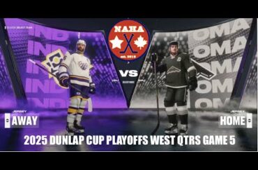 NAHA 2025 Dunlap Cup Playoffs West QF G5 - Indianapolis Racers @ Omaha Stealth (OMA leads 3-1)