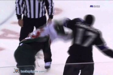 Eric Nystrom vs Wayne Simmonds Dec 11, 2010 - LA feed